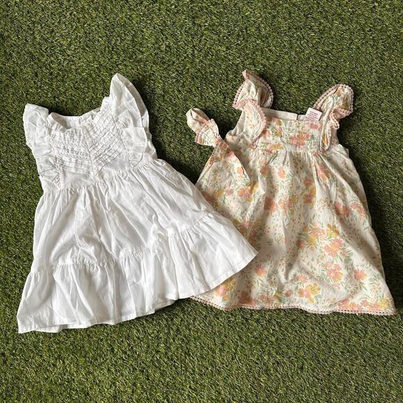 Baby Girl OshKosh B'gosh Dress Bundle Spring Easter 18 Months - Picture 1 of 8